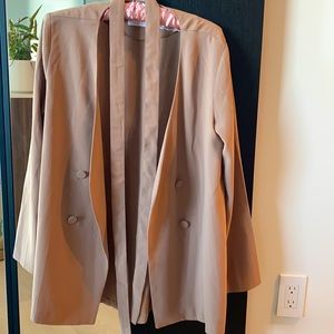 NEW (no tag) OAK + FORT light jacket with a belt